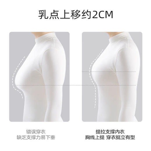 新年好物！【3D果冻条！稳固承托】调整型软支撑聚拢无痕内衣，上托防下垂收副乳无钢圈文胸，固定杯 不易跑杯 优化背部曲线 商品图2