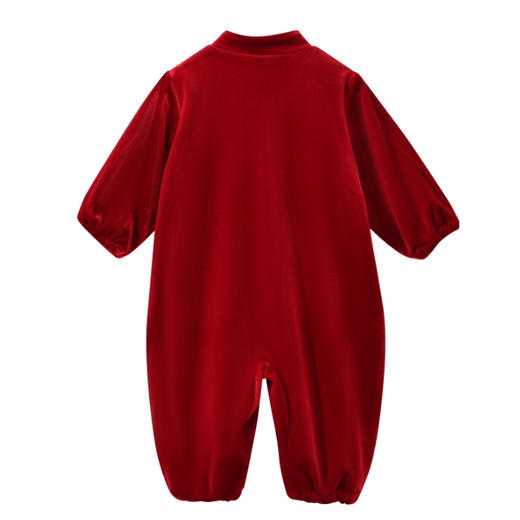 丽婴房-童衣类（冬）G3连身装C_大红\莓红 商品图2