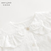 马克珍妮女童花边娃娃领衬衫儿童纯棉衬衣上衣2024春装新款240233 商品缩略图2
