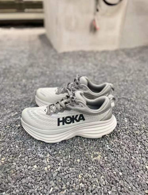 HOKA跑步鞋男鞋女鞋Bondi邦代8缓震轻便休闲运动鞋 商品图2