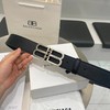 BALENCIAGA巴黎世家新款时尚腰带，原版光皮搭配原版底皮，配上复古经典扣，时尚百搭 商品缩略图3