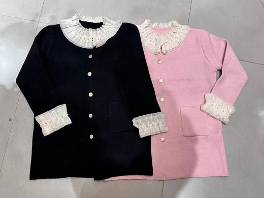 【门店同款】ENJOY春季荷叶边钉珠小香连衣裙 155770405 商品图0