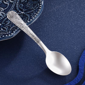 子佩集S999银【莲连有余】勺子摆件【BX0460596-5】2401