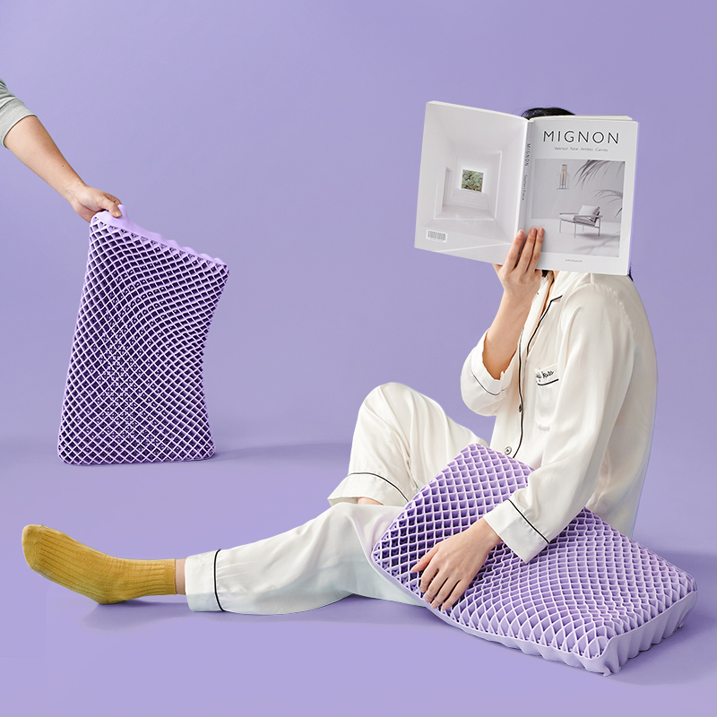TPE蜂巢透气释压枕-1对
