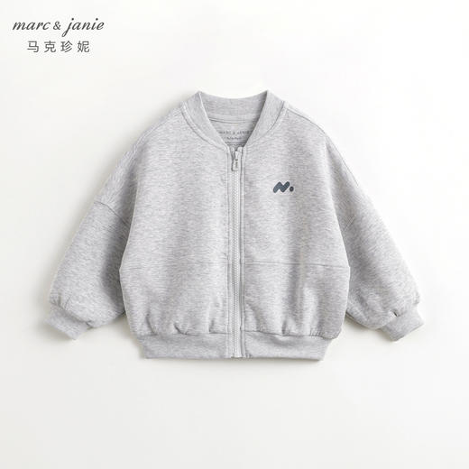 马克珍妮男女童百搭运动棒球服儿童休闲外套2024年春装新款240261 商品图3