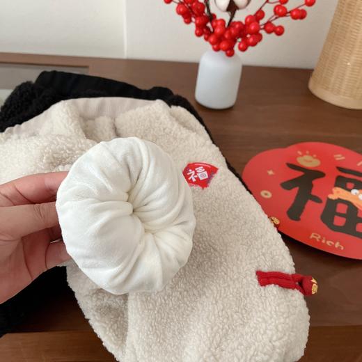 【民族风味，庆贺过年！】儿童刺绣加绒裤，0-5岁冬季男童民族风，喜庆加厚裤子女童过年衣服潮，喜庆民族风彰显节日氛围，温暖加厚面料为宝宝守护！ 商品图1