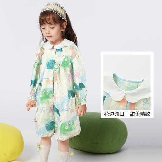 巴拉巴拉女童连衣裙套装新款儿童春装小童宝宝裙子两件套洋气 商品图3