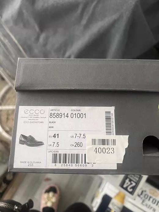 微瑕 ECCO/爱步 男士商务正装一脚蹬舒适低帮皮鞋  858914 商品图3