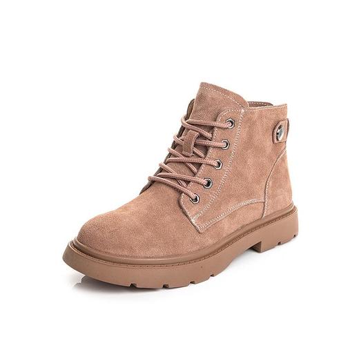 真皮马丁靴女短靴英伦风复古学生韩版百搭2023秋冬新款机车靴 商品图4