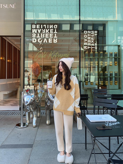 断码XS 今日特价 金蘑菇菇【发热奶油裤】黑科技裤来了！又暖又显瘦休闲裤 商品图1