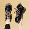 ALBB-马丁靴英伦风短靴秋冬季加绒2023年新款复古工装靴高帮女鞋子 商品缩略图1