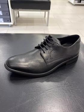 微瑕款 ECCO 男士低帮系带缓震复古商务休闲皮鞋 621634