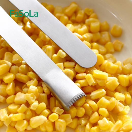 FaSoLa家用剥玉米神器玉米器玉米刨304不锈钢玉米刨脱粒器刨玉米剥离器 商品图6
