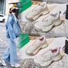 吸膜底真皮老爹鞋女2023秋季新款女士跑步运动鞋子女休闲百搭女鞋 商品缩略图0