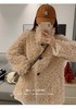 雀说新款全羊毛立领羊羔毛羊剪绒大衣皮毛一体皮草外套女冬秋冬AL2326 商品缩略图7