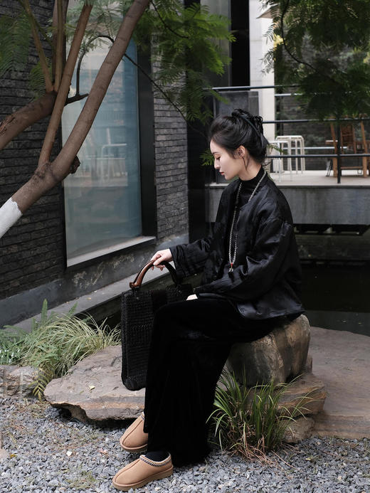 盛唐牡丹|牛仔大花扣新中式外套 商品图8