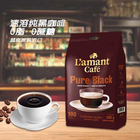 lamant速溶纯黑咖啡200g