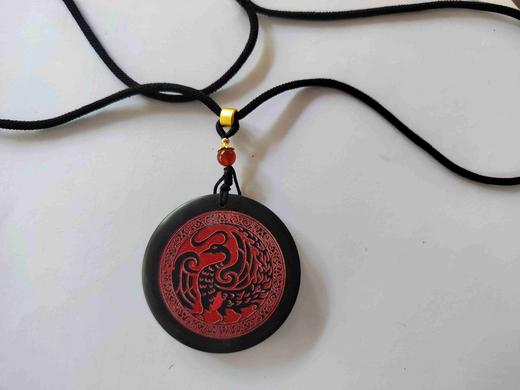 【太阳神鸟玄石挂件（三种规格可选）:九紫离火运佩饰系列饰品】 商品图3