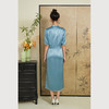 乔万尼新中式设计旗袍连衣裙修身收腰重工刺绣ET3E665 商品缩略图4