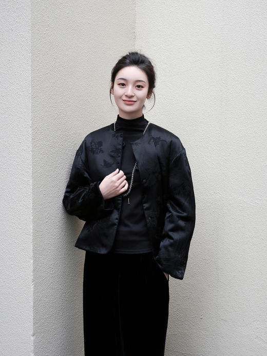 盛唐牡丹|牛仔大花扣新中式外套 商品图7