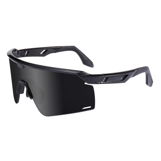 普莱斯太阳镜KC01-01	运动骑行眼镜 一体式大广角更开阔 气动防雾设计 多场景使用 板材+合金材质 四色可选 商品图0