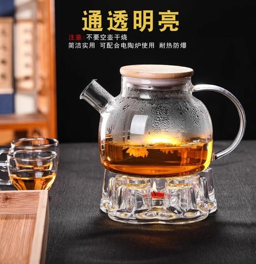 加厚玻璃水壶茶壶耐高温泡茶高硼硅防爆大容量 商品图3