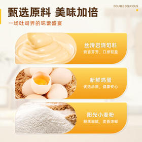 千喵 岩烧乳酪厚切吐司1000g饼干蛋糕点心手撕面包休闲零食营养早餐 /食品饮料 /休闲食品 /糕点/点心