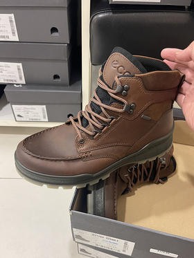 微瑕款 ECCO/爱步 男士户外GTX防水透气高帮登山鞋 踪迹831704