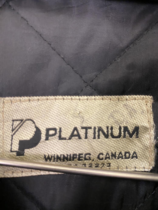 90年代 Vintage PLATINUM 加拿大 皮衣 _LJK(L) 商品图2