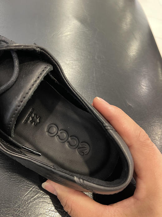 微瑕款 ECCO 男士低帮系带缓震复古商务休闲皮鞋 621634 商品图1