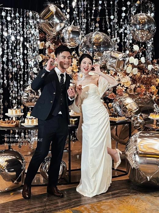 「美拉德·色系」惠东平山 婚礼甜品台案例 商品图1