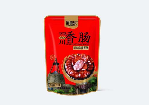 蜀鼎乐川味麻辣香肠500g 商品图0