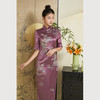 乔万尼刺绣旗袍连衣裙祥云复古中袖高贵典雅设计ET3E630 商品缩略图1