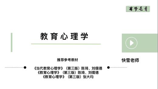 【试听课】皮亚杰的认知发展阶段理论 商品图0