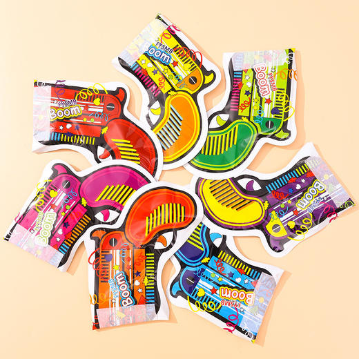 【自动充气，一触即发！】手持礼花抢充气节庆日氛围道具筒，儿童新玩意毕业典礼玩具，多色搭配 丰富多彩，和朋友boom一下吧！ 商品图3