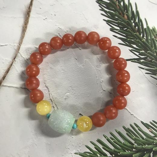 南红单圈-翡翠回纹路路通5504 商品图0