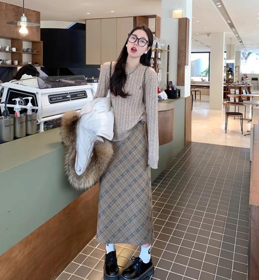 <曾小咸推荐>  卡其色毛衣 商品图1