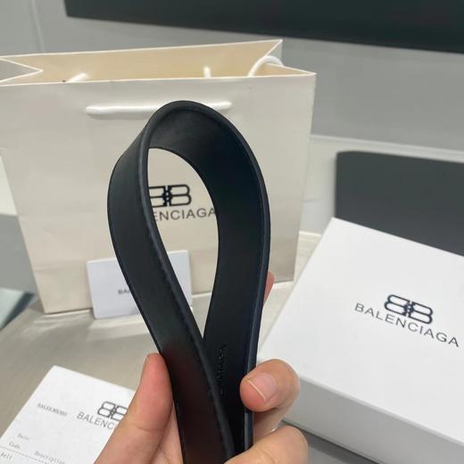 BALENCIAGA巴黎世家新款时尚腰带，原版光皮搭配原版底皮，配上复古经典扣，时尚百搭 商品图4