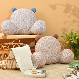 熊抱抱系列床头靠垫软包腰靠沙发飘窗可拆洗