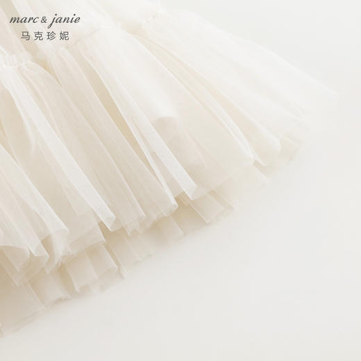 马克珍妮女童网纱拼接连衣裙儿童卫衣裙2024年春装新款裙子240280 商品图4