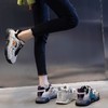 鞋子女春夏2024新款运动跑步鞋厚底休闲真皮女鞋增高平底老爹鞋女 商品缩略图3