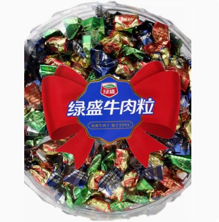 200g绿盛牛肉粒 送礼牛肉干 特色零食风味混合 商品图2