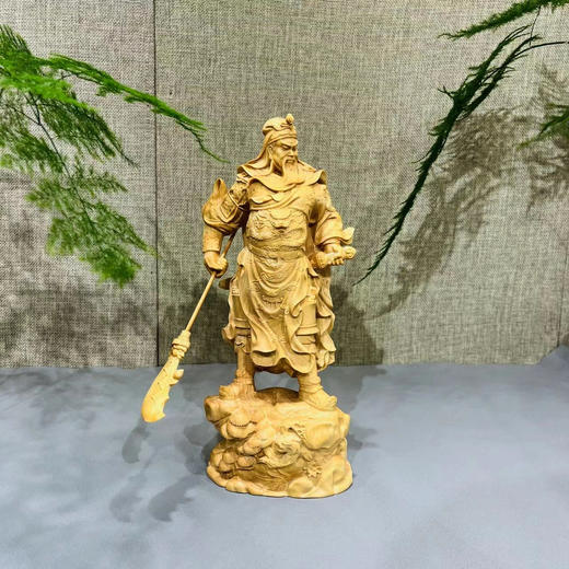 17/20/23cm关公°原色黄杨木 商品图0