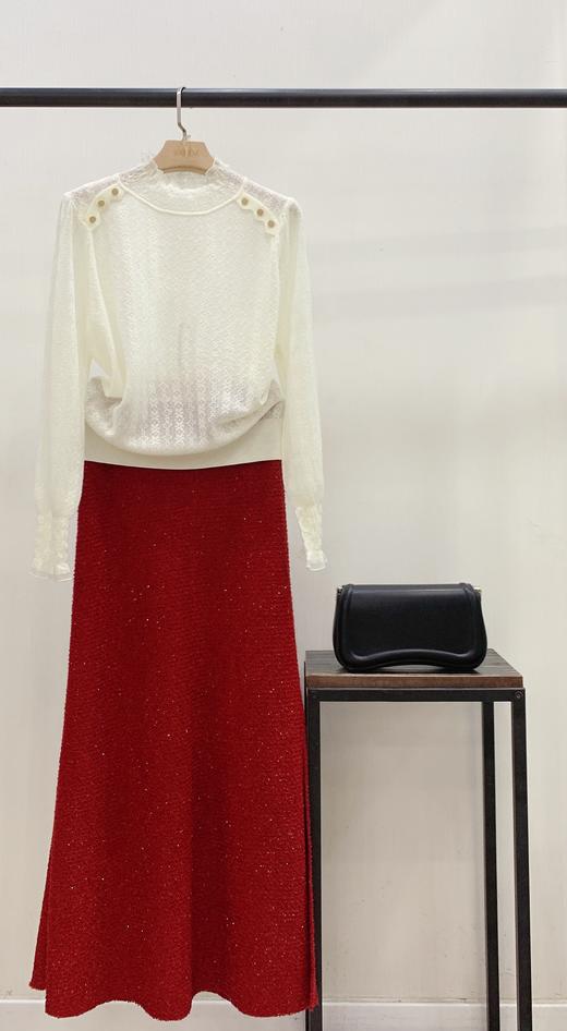 亮丝鱼尾裙 商品图1