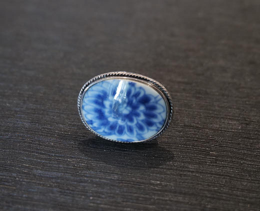 老瓷片戒指10 商品图0