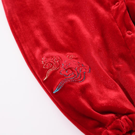 丽婴房-童衣类（冬）G3连身装C_大红\莓红 商品图8