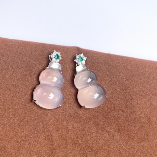 S925玛瑙吊坠-高冰玉髓葫芦香槟29*15 商品图0