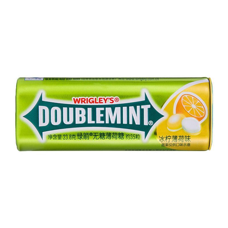 绿箭 无糖薄荷糖冰柠薄荷味23.8g*1盒