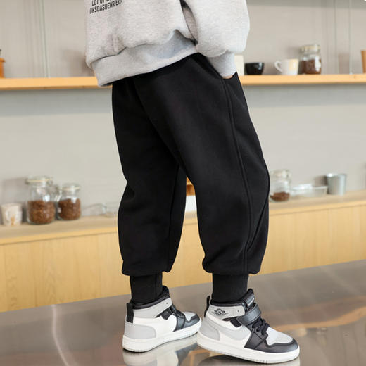 裁缝学苑TX39 韩版秋冬加绒儿童裤子纸样卫裤宝宝运动裤童装打版裁剪样板裁剪图 商品图2