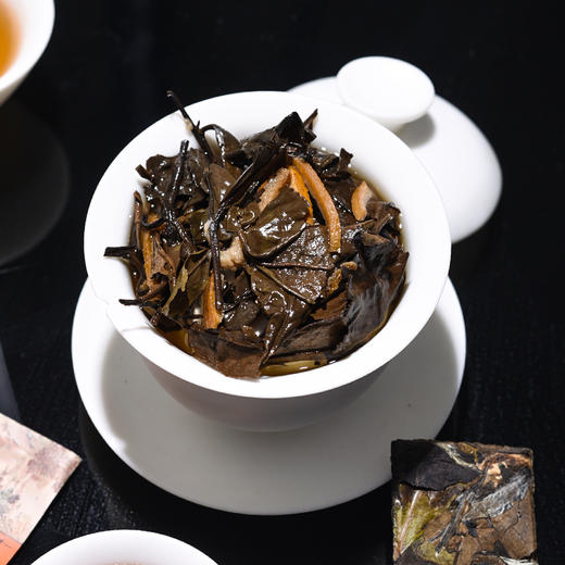 陈皮白茶 半斤装50片 2013年新会陈皮+2015年贡眉 紧压茶简易包装送316不锈钢闷壶组合 商品图4